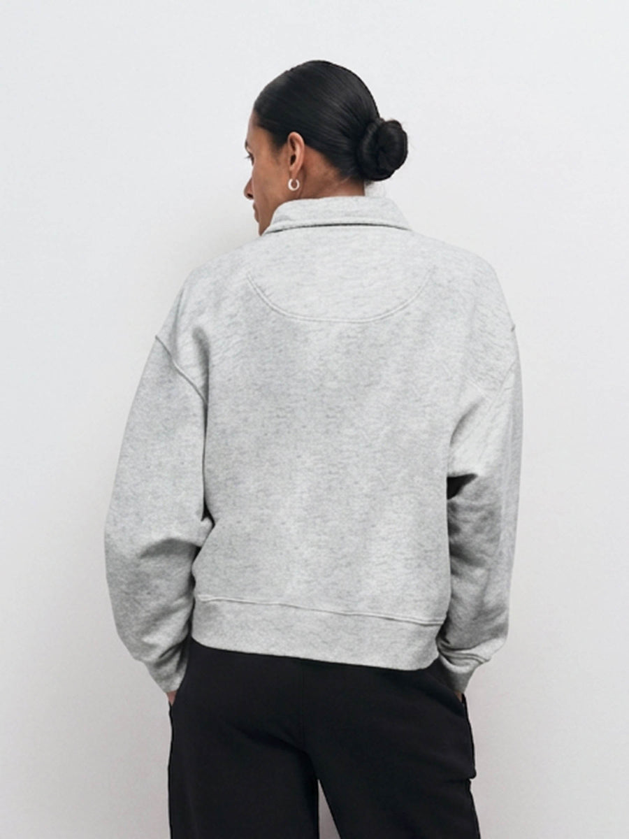 Organic Fleece Oversized Polo