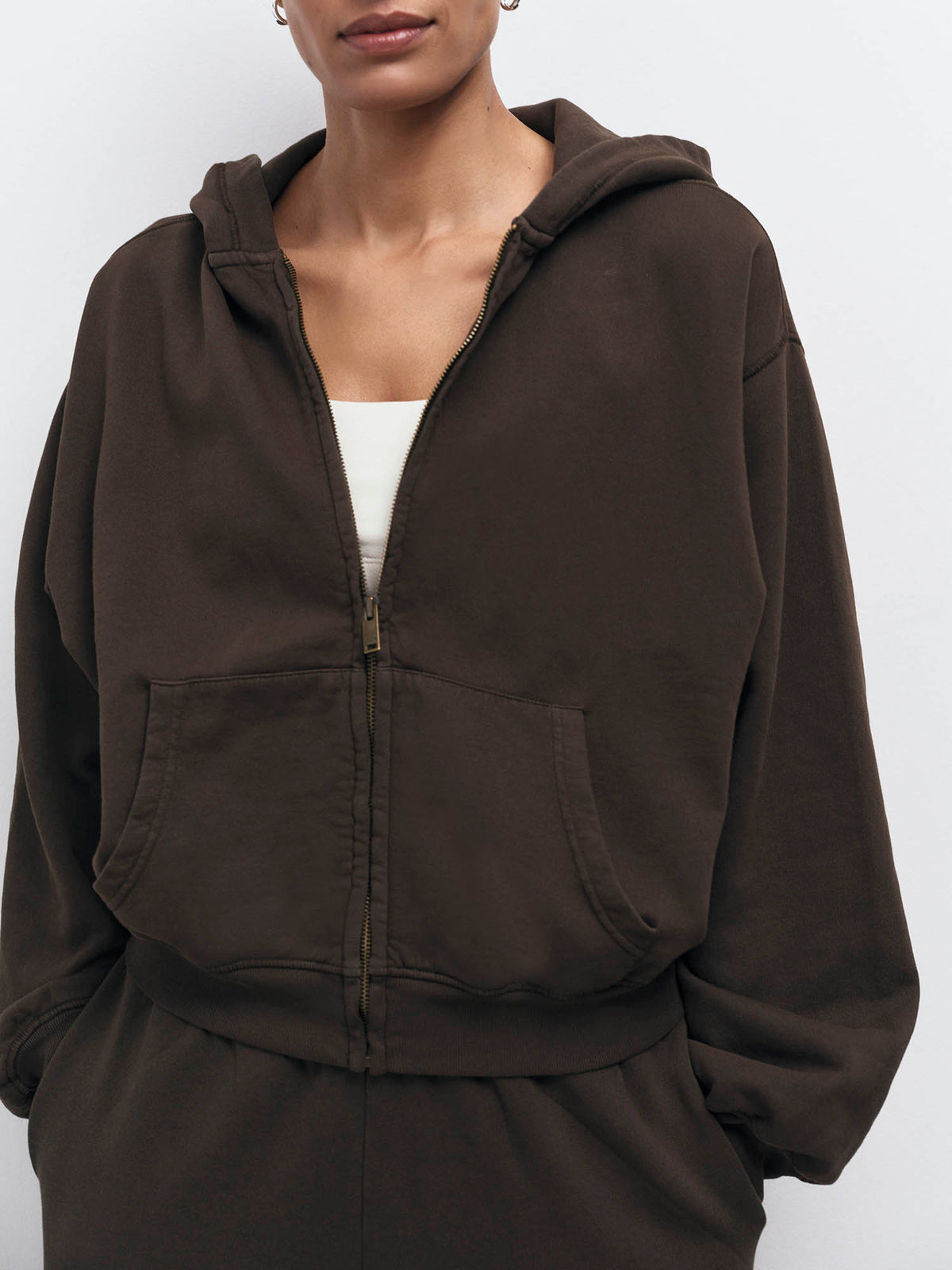 Organic Fleece Zip Hoodie