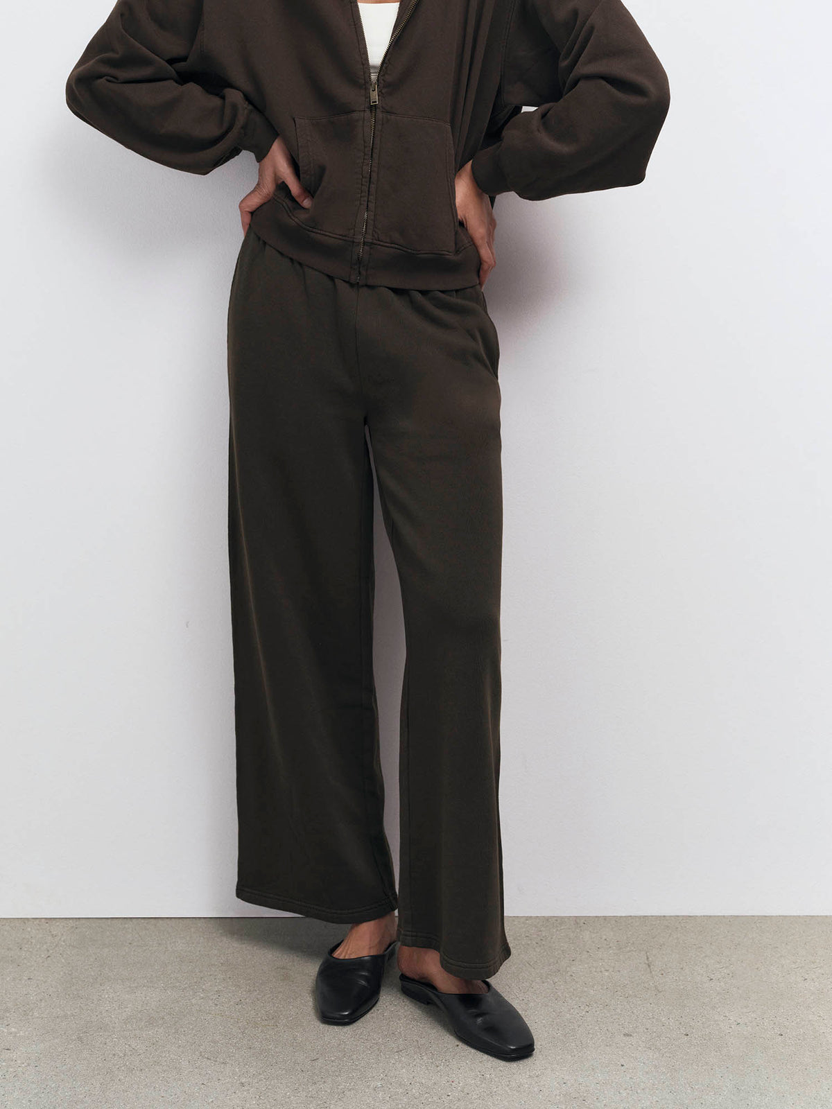 Organic Fleece Straight Leg Sweatpant