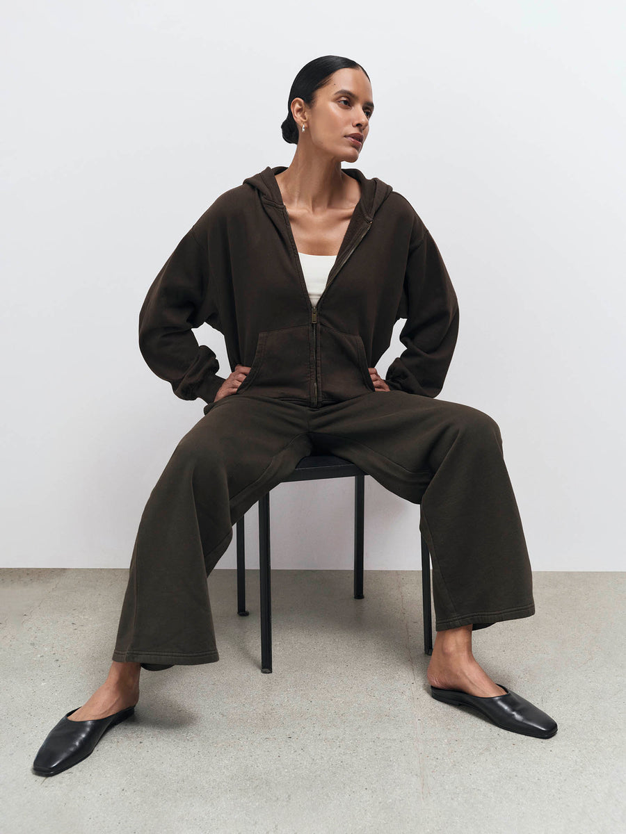 Organic Fleece Zip Hoodie