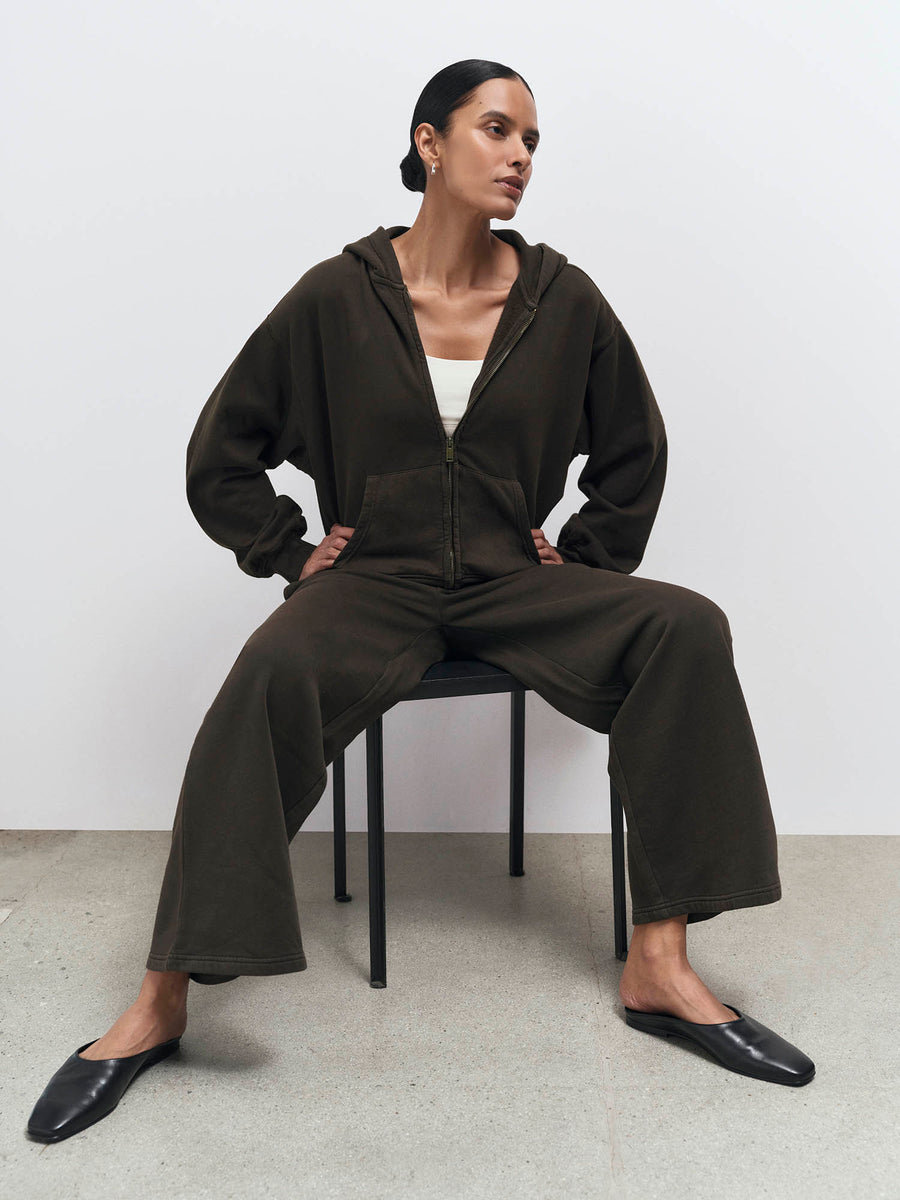 Organic Fleece Zip Hoodie