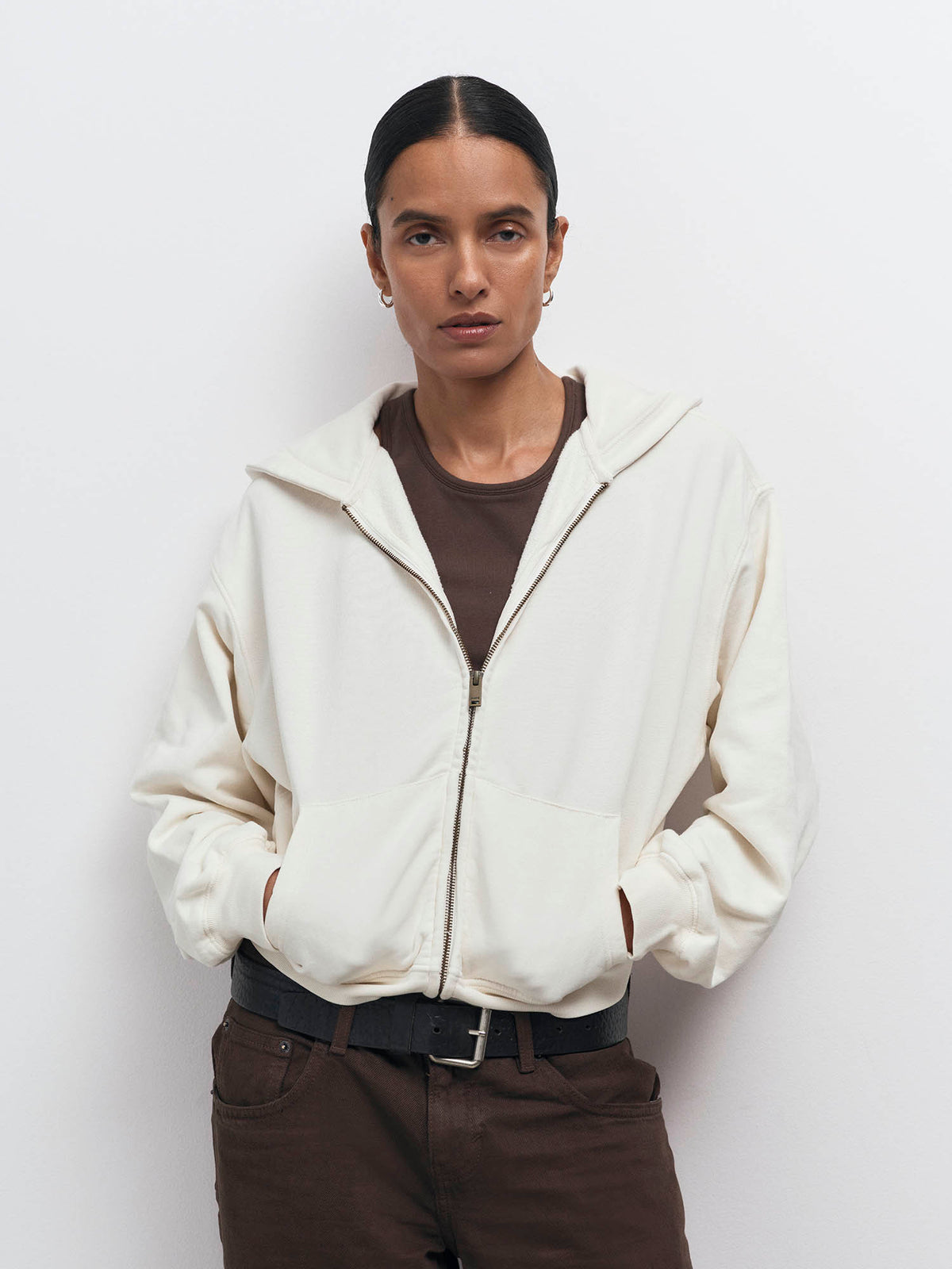 Organic Fleece Zip Hoodie