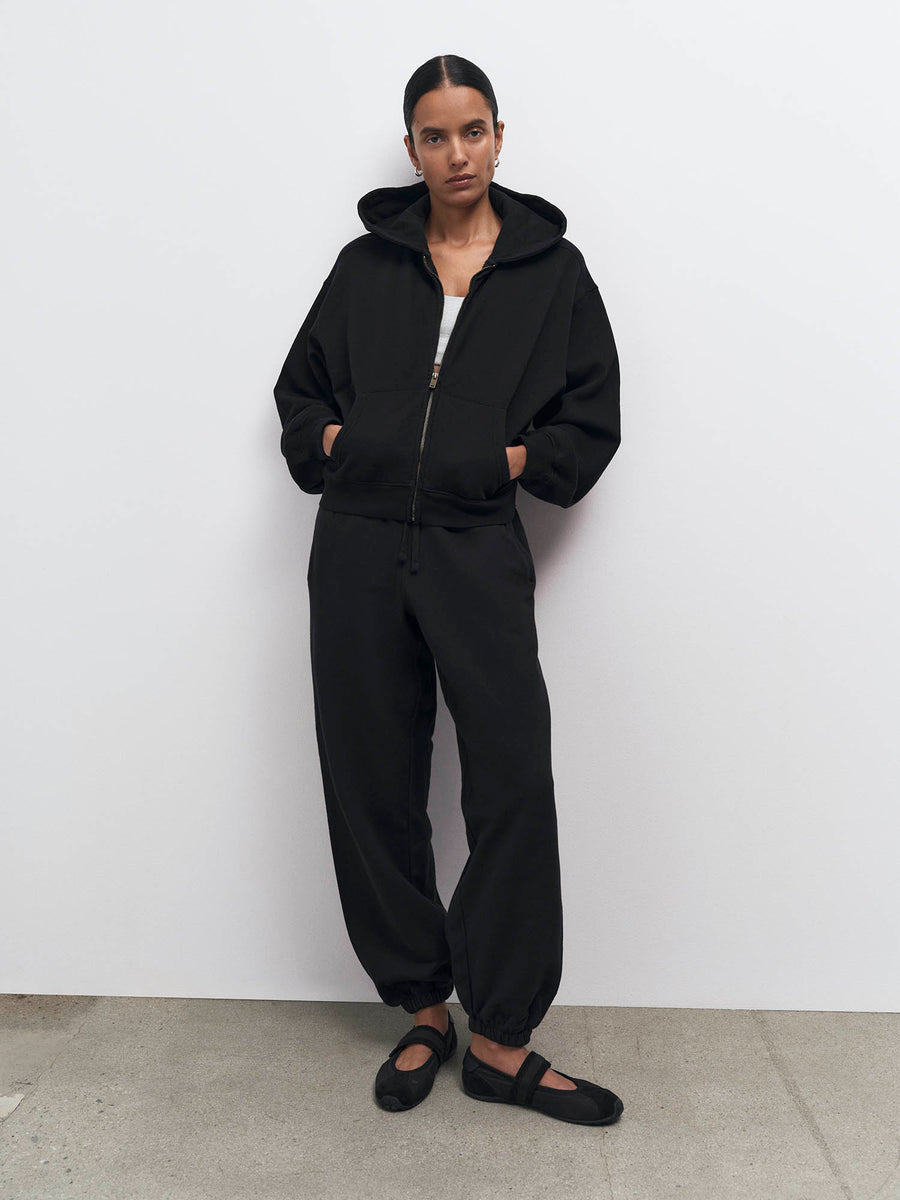 Organic Fleece Zip Hoodie