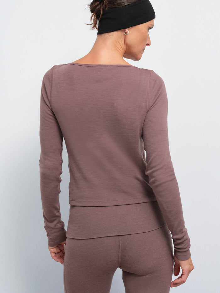 Merino Boatneck Cardigan