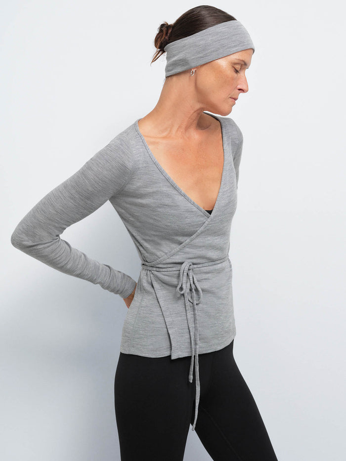 Merino Wrap Top