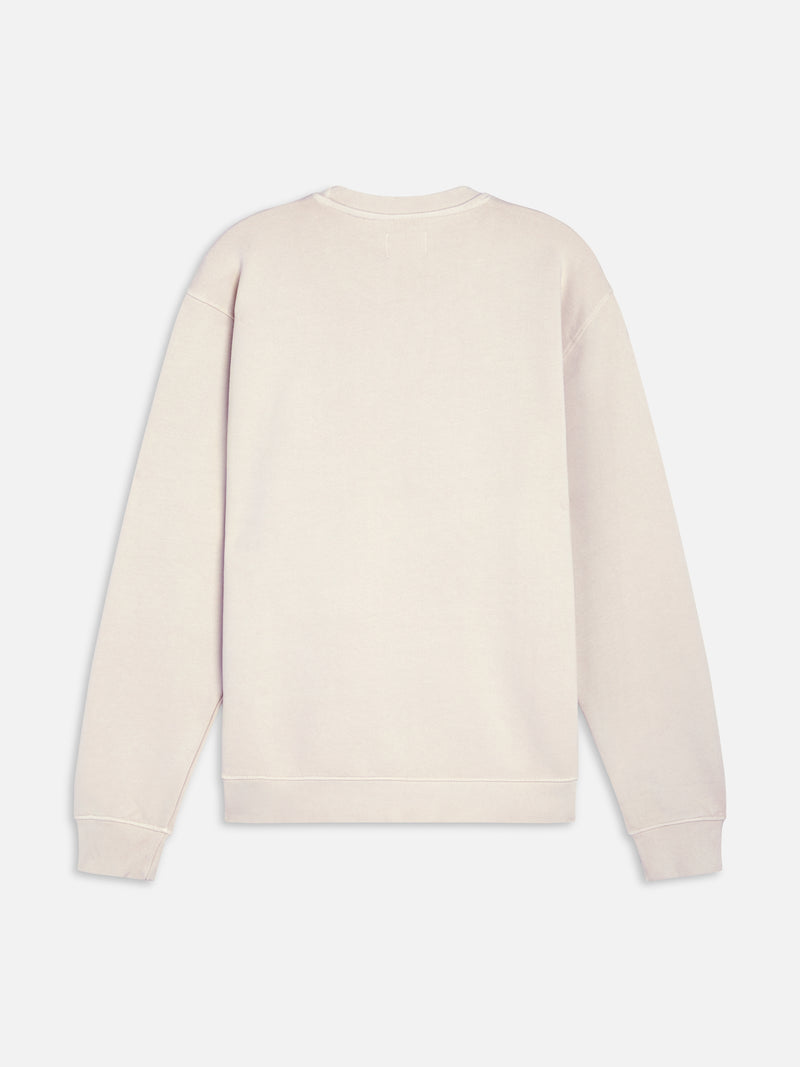 Men's Organic Fleece Crew Neck Sweatshirt-Sweatshirts-MATE the Label-BONE-S-MATE the Label