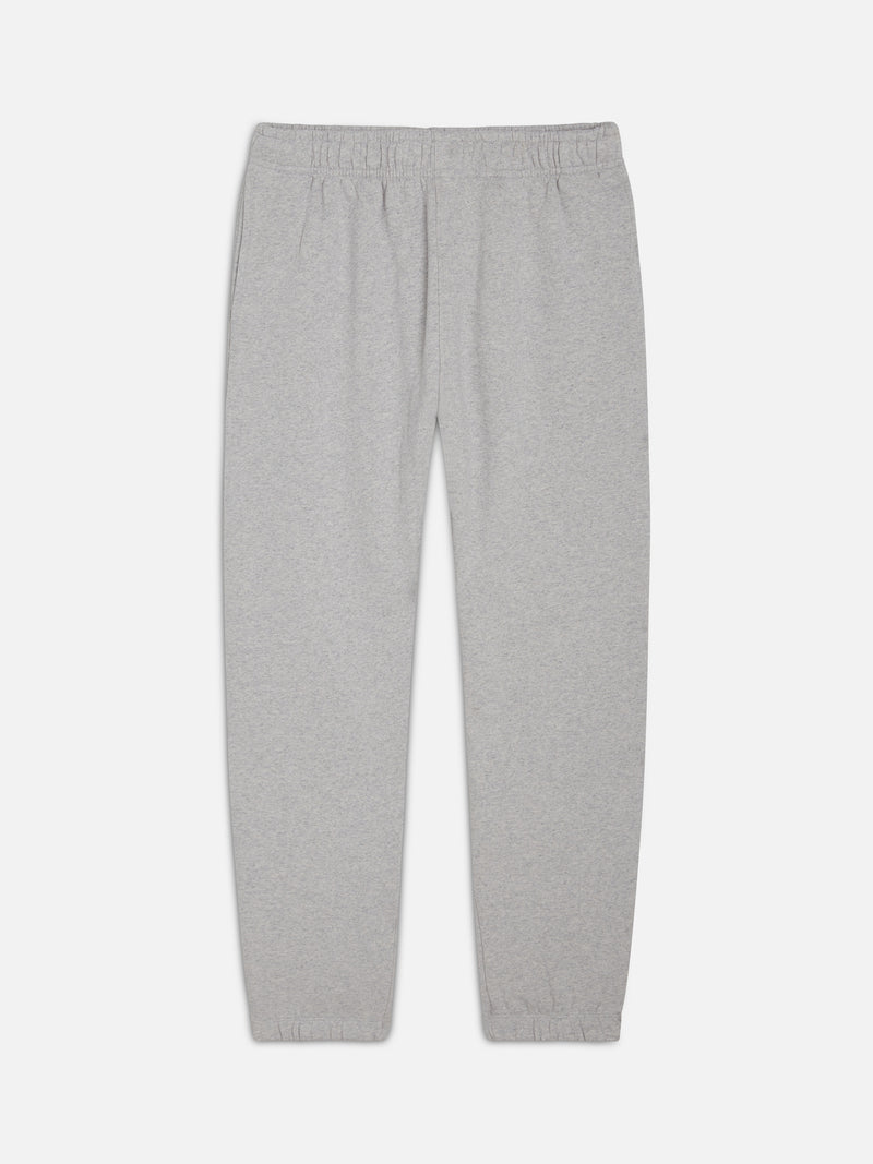 Men's Organic Fleece Relaxed Sweatpant-Sweatpants-MATE the Label-HEATHER GREY-S-MATE the Label