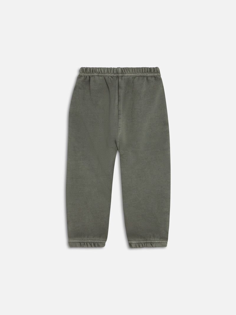 Mini Organic Fleece Sweatpant-Sweatpants-MATE the Label-FOREST-0/6m-MATE the Label