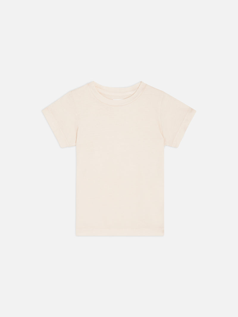 Mini Organic Cotton Classic Tee-Tees-MATE the Label-BONE-0/6m-MATE the Label