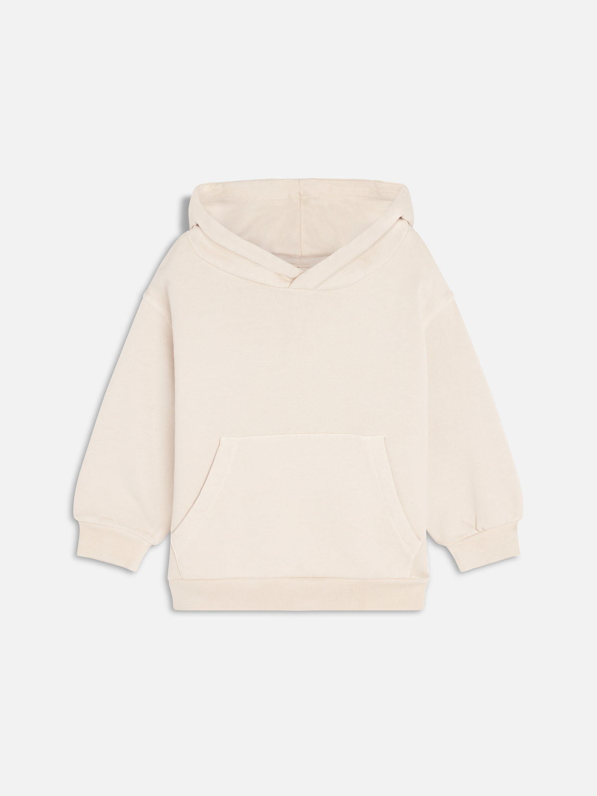 Mini Organic Fleece Hoodie-Sweatshirts-MATE the Label-BONE-0/6m-MATE the Label