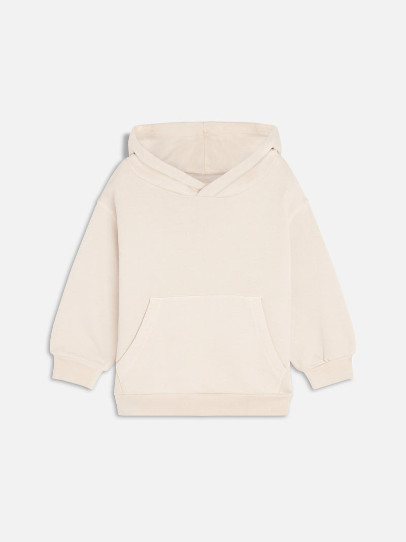 Mini Organic Fleece Hoodie-Sweatshirts-MATE the Label-BONE-0/6m-MATE the Label