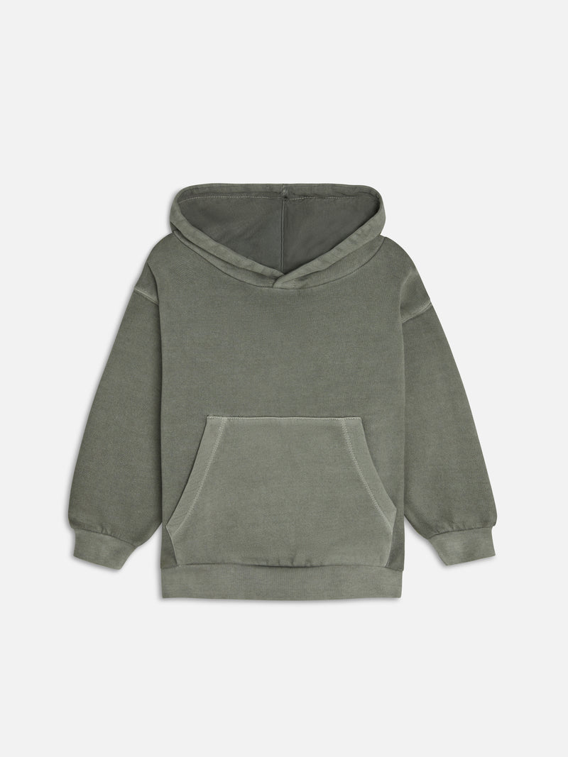 Mini Organic Fleece Hoodie-Sweatshirts-MATE the Label-FOREST-0/6m-MATE the Label