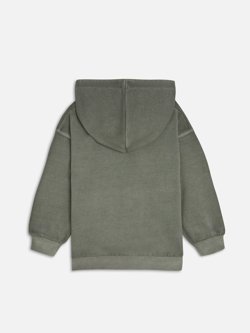 Mini Organic Fleece Hoodie-Sweatshirts-MATE the Label-FOREST-0/6m-MATE the Label