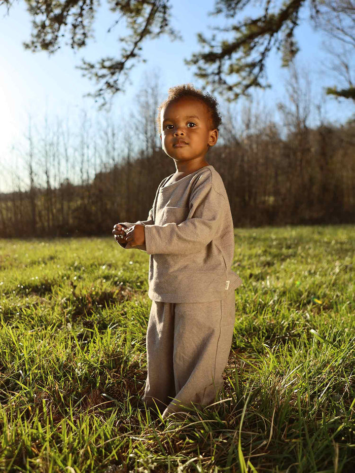 Mini Regenerative Hemp Wide Leg Pant-Pant-MATE the Label-MINERAL-0/6m-MATE the Label