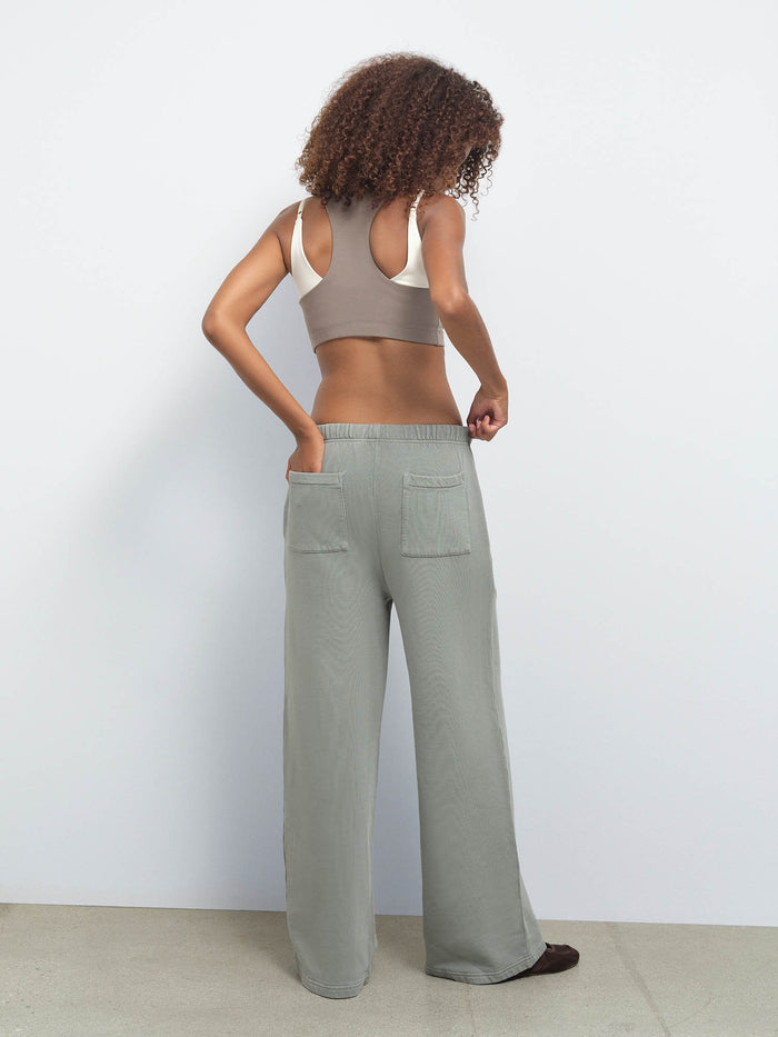 Organic Fleece Straight Leg Sweatpant