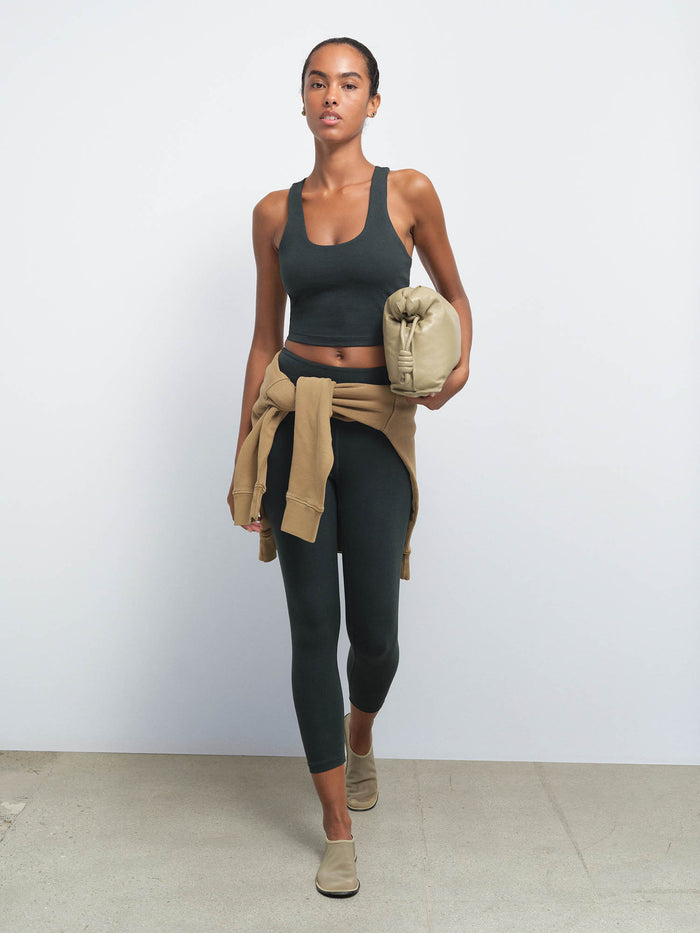 Organic Stretch Midi Legging
